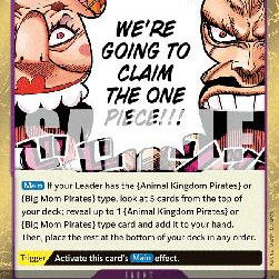 We're Going to Claim the One Piece!!! (OP07-077) (500 Years into the Future) [EN/NM]