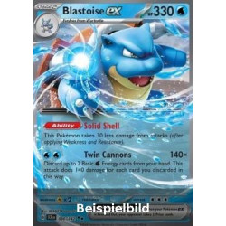 Blastoise ex (Stellar Crown SCR-030) [DE/NM]