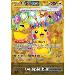 Pikachu ex (Surging Sparks SSP-247) [DE/NM]