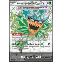Teal Mask Ogerpon ex (SV Black Star Promos SVP-166) [DE/NM]
