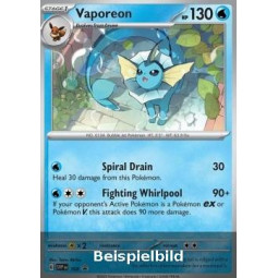 Vaporeon (SV Black Star Promos SVP-168) [DE/NM]
