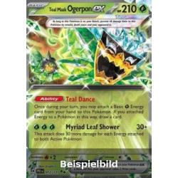Teal Mask Ogerpon ex (Prismatic Evolutions PRE-012) [DE/NM]