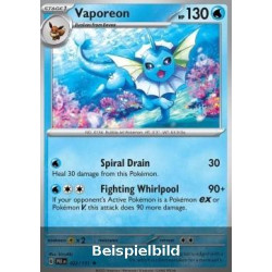 Vaporeon (Prismatic Evolutions PRE-022) [DE/NM]