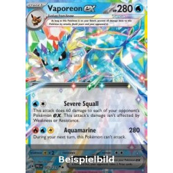 Vaporeon ex (Prismatic Evolutions PRE-023) [DE/NM]