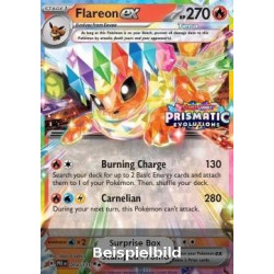 Flareon ex (Prismatic Evolutions: Additionals xPRE-014) [DE/NM]