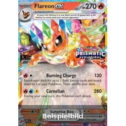 Flareon ex (Prismatic Evolutions: Additionals xPRE-014) [DE/NM]