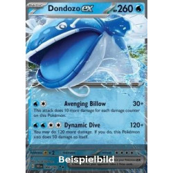 Dondozo ex (Destined Rivals DRI-066) [DE/NM]