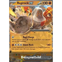 Regirock ex (Destined Rivals DRI-101) [DE/NM]