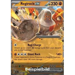 Regirock ex (Destined Rivals DRI-101) [DE/NM]