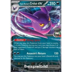 Team Rocket's Crobat ex (Destined Rivals DRI-122) [DE/NM]