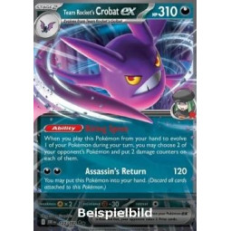 Team Rocket's Crobat ex (Destined Rivals DRI-122) [DE/NM]