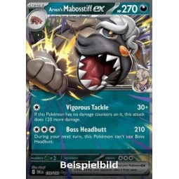Arven's Mabosstiff ex (Destined Rivals DRI-139) [EN/NM]