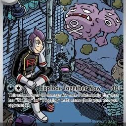 Team Rocket's Weezing (Destined Rivals DRI-199) [DE/NM]