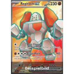 Regirock ex (Destined Rivals DRI-214) [DE/NM]