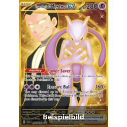 Team Rocket's Mewtwo ex (Destined Rivals DRI-240) [DE/NM]