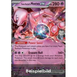 Team Rocket's Mewtwo ex (SV Black Star Promos SVP-205) [DE/NM]
