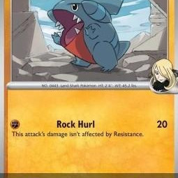 Cynthia's Gible (Destined Rivals: Additionals xDRI-102) [EN/NM]