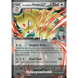 Team Rocket's Persian ex (SV Black Star Promos SVP-218) [DE/NM]