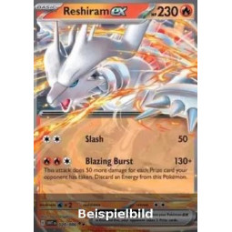 Reshiram ex (White Flare WHT-020) [DE/NM]