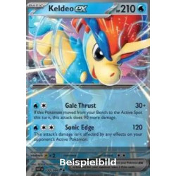 Keldeo ex (White Flare WHT-030) [DE/NM]