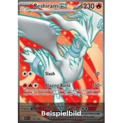 Reshiram ex (White Flare WHT-158) [DE/NM]