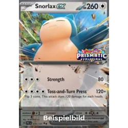Snorlax ex (Prismatic Evolutions: Additionals xPRE-076) [DE/NM]