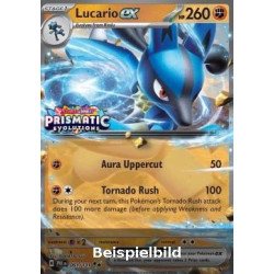 Lucario ex (Prismatic Evolutions: Additionals xPRE-051) [EN/NM]