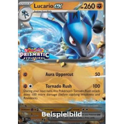 Lucario ex (Prismatic Evolutions: Additionals xPRE-051) [EN/NM]
