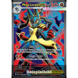 Mega Lucario ex (Mega Evolution MEG-160) [DE/NM]