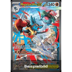 Mega Lucario ex (Mega Evolution MEG-179) [DE/NM]