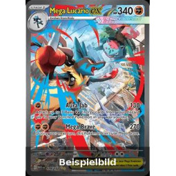 Mega Lucario ex (Mega Evolution MEG-179) [DE/NM]