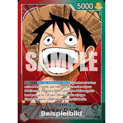 Monkey.D.Luffy (OP13-001) (V.2) (Carrying on his Will OP13-001) [EN/NM]