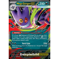 Mega Gengar ex (Phantasmal Flames PFL-056) [DE/NM]