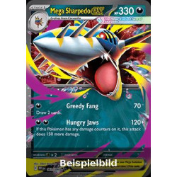 Mega Sharpedo ex (Phantasmal Flames PFL-061) [DE/NM]