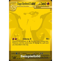 Mega Glurak X ex (Phantasmal Flames PFL-130) [DE/NM]