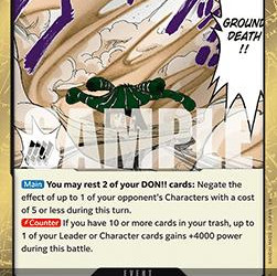 Ground Death (OP14-096) (V.1) (The Azure Sea's Seven) [EN/NM]