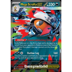 Mega Scrafty ex (Ascended Heroes ASC-135) [DE/NM]