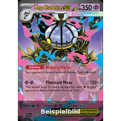 Mega Chandelure ex (Pitch Black PBL-038) [DE/NM]