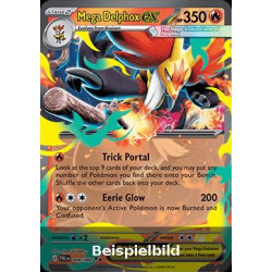 Mega Delphox ex (Pitch Black PBL-008) [DE/NM]