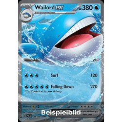 Wailord ex (Pitch Black PBL-016) [DE/NM]