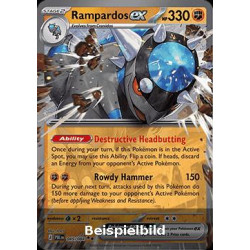 Rampardos ex (Pitch Black PBL-045) [DE/NM]