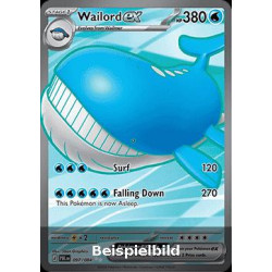 Wailord ex (Pitch Black PBL-097) [DE/NM]