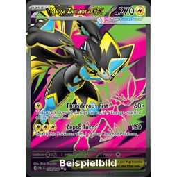 Mega Zeraora ex (Pitch Black PBL-098) [DE/NM]