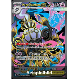 Mega Chandelure ex (Pitch Black PBL-099) [DE/NM]