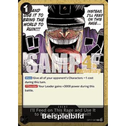 I'll Feed on This Rage and Use It to Bring the World to Ruin!!! (OP17-097) (Promos: The World’s Strongest Warriors) [EN/NM]