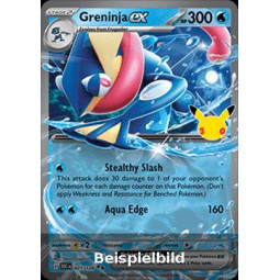 Greninja ex (30th Celebration 30C-021) [DE/NM]