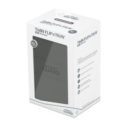 Ultimate Guard Twin Flip`n`Tray 160+ XenoSkin Monocolor Grau Ultimate Guard Twin Flip`n`Tray 160+ XenoSkin Monocolor Grau