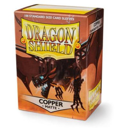 Dragon Shield Standard Matte Sleeves - Copper 'Draco Primus' (100 Sleeves) Dragon Shield Standard Matte Sleeves - Copper 'Draco Primus' (100 Sleeves)