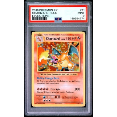 Charizard / Glurak (EVO-11) PSA 9[EN/NM]