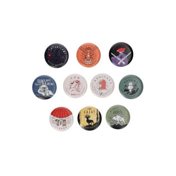 Prinzessin Mononoke Ansteck-Buttons Vintage 6 cm Blind Box Sortiment